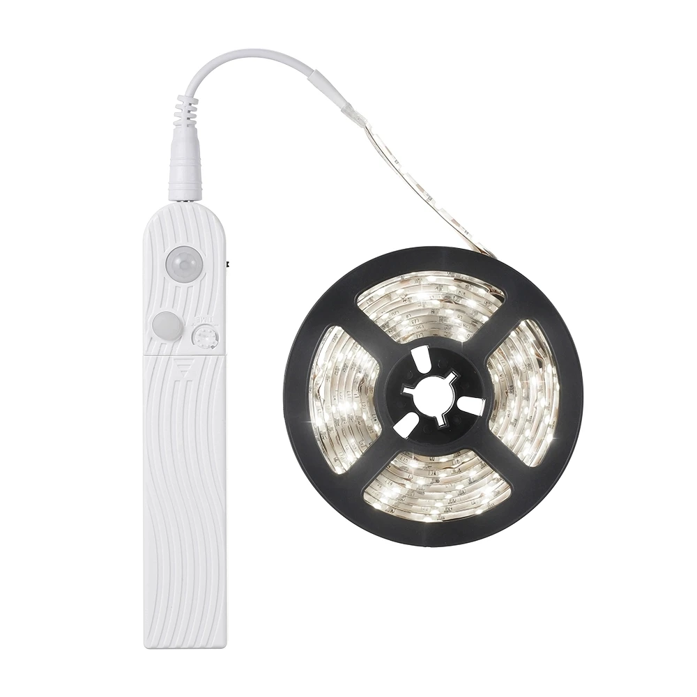 2019 Wish Hot Retail Wholesale 3500K 6500K 60LEDs/m 2M 2.2W Light Sensor PIR motion sensor for led strip light