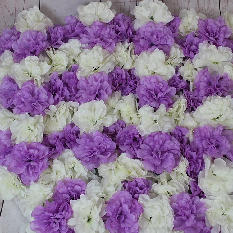 

SPR Customized pretty flower wedding wreath flower weddings polyester flower wall