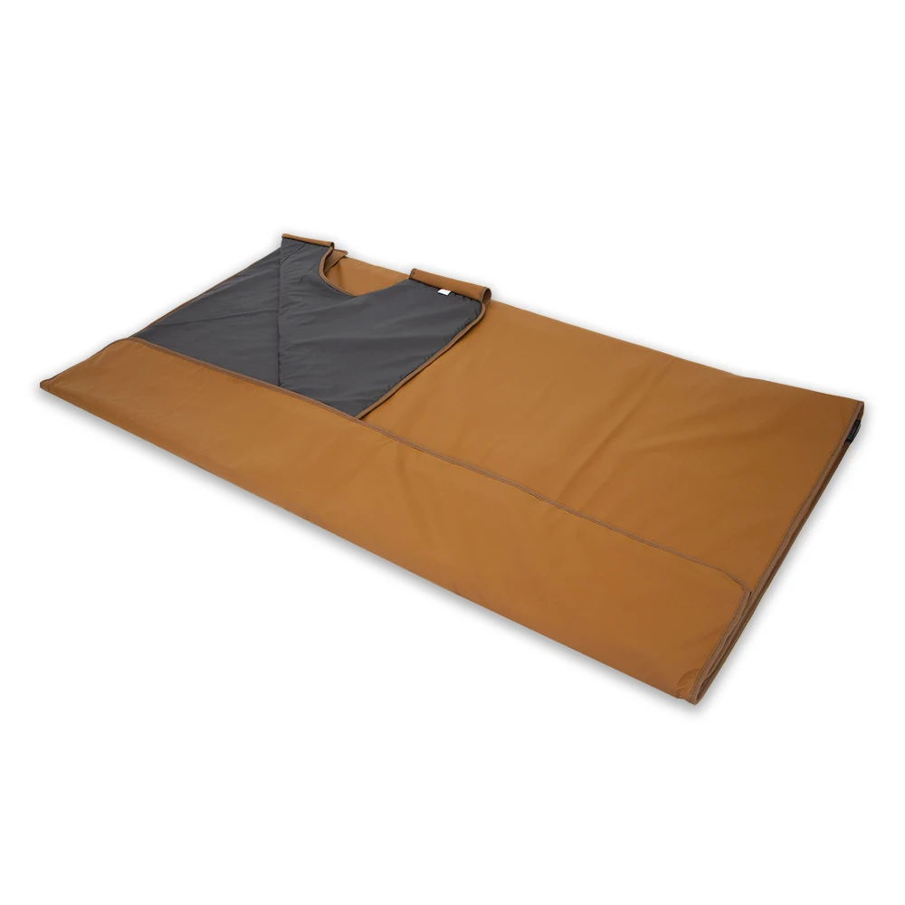 

low emf full spectrum infrared sauna far infrared slimming sauna suit far infrared sauna blanket, Brown