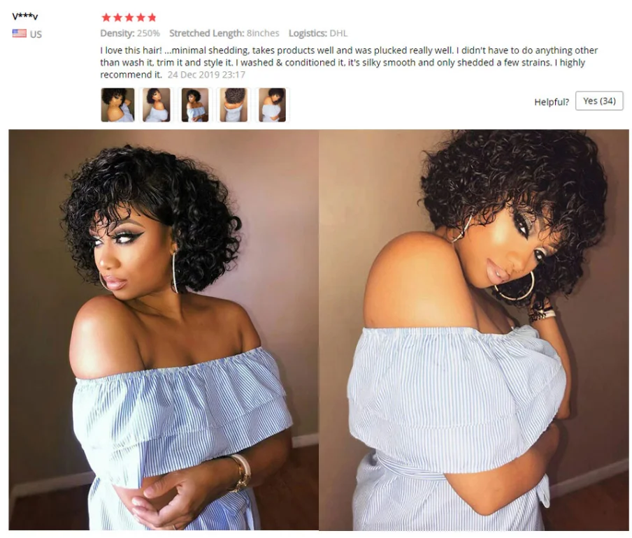 Hot Selling Short Pixie Curly Wig Lace Front Virgin Human Hair Wig For Black Women Pre Plucked With Baby Hair Natural Hair Wigs.png