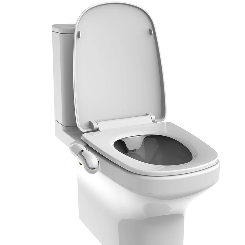 

Yuson SC5630 Water Pressure Control Easy Installation Dual Cleaning Nozzles Non-Electric Rinser Cover bidet toilet seat