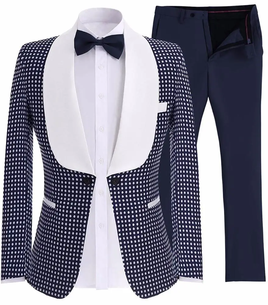 

HD155 Custom Made Two-Piece One Button Blazer Wool Royal Blue Business Gentle Men Suits Prom Suits For Men Wedding Best Man, Per the request