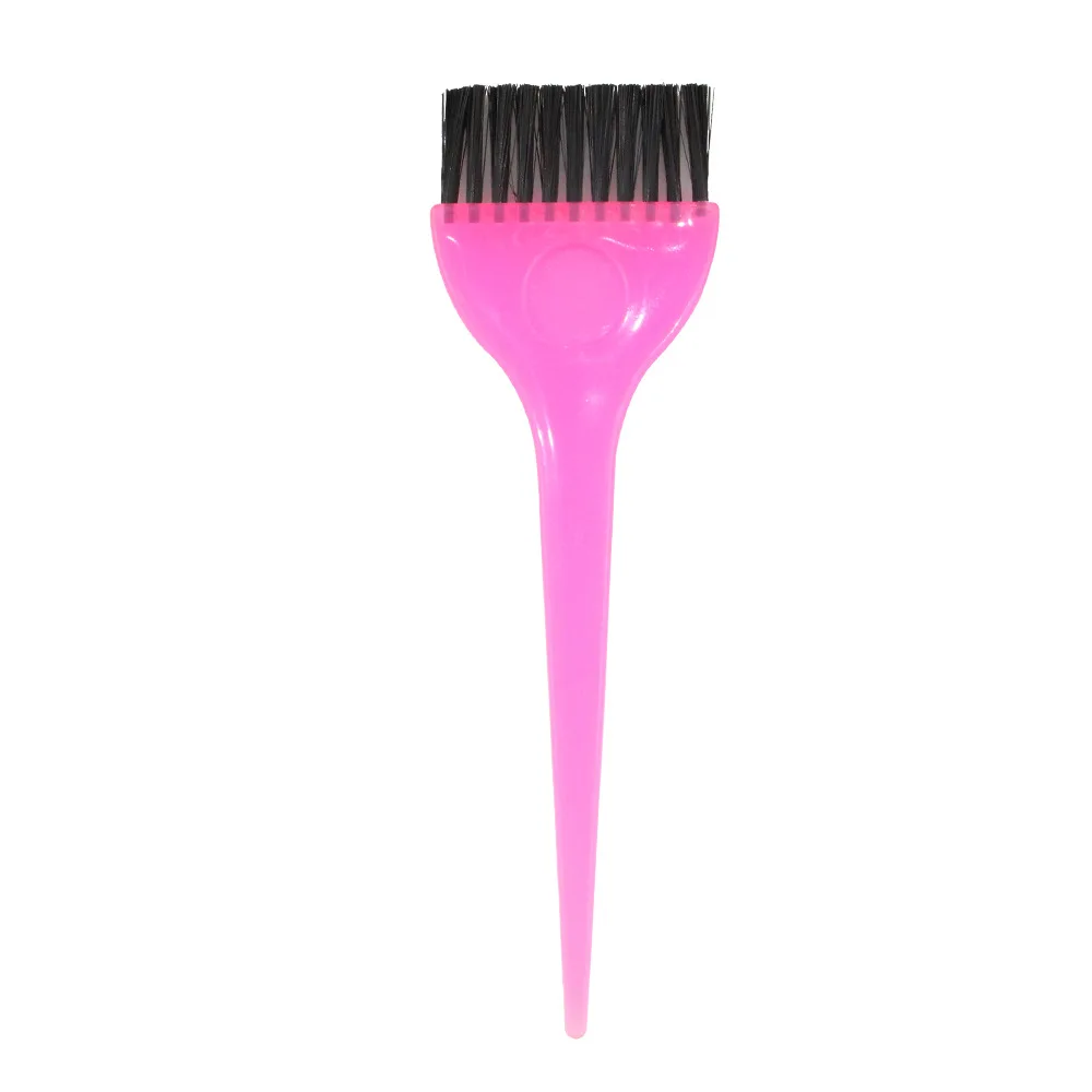 

High quality Wholesale Hairdressing Salon Tool Tint Nylon Brush candy Color Hair Dye Brush, Black/pink/blue