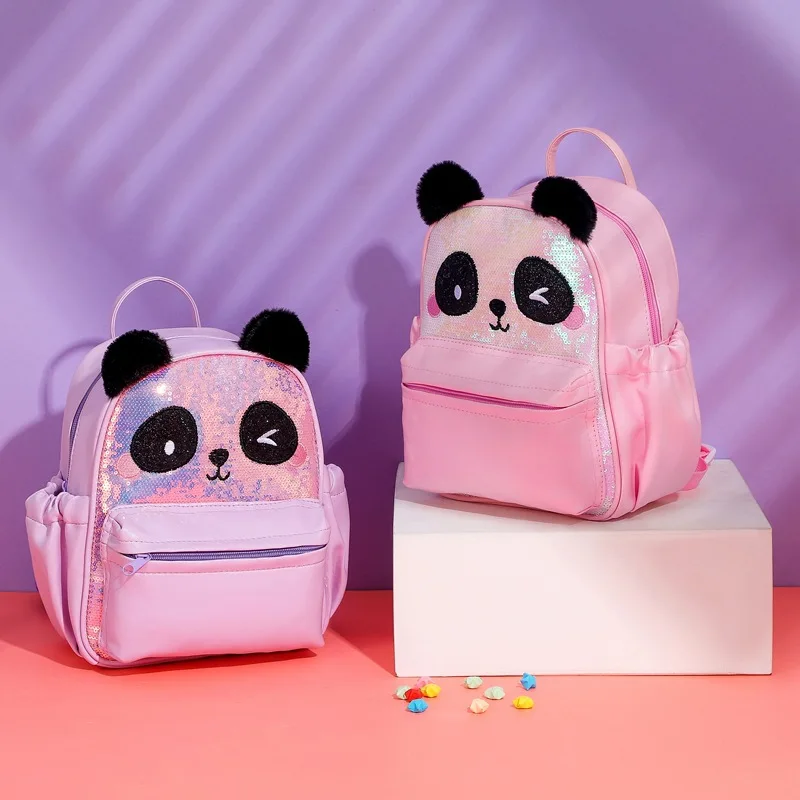 

2021 New Arrival mochila Panda Satchel Beg Tas Children Rucksack Back Pack Student Bookbags Toddler Kids Daypack Girls Backpacks