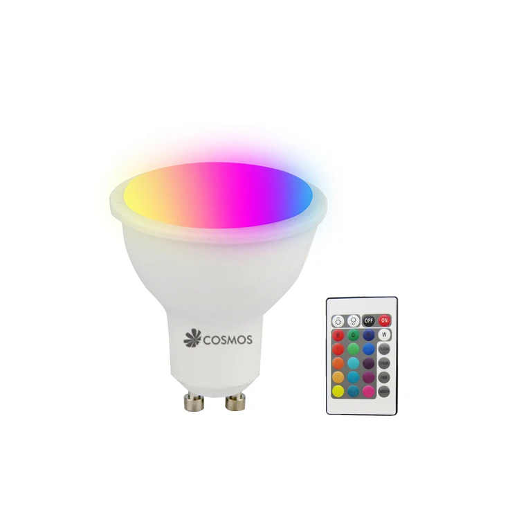factory price list multicolor RGBW CCT spotlight 5w GU10 230v 12v mini led rgb spot light