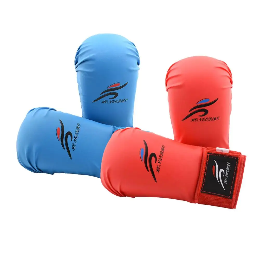 

Karate Gloves of Child Boxing Muay Taekwondo Free Fight MMA Hand Protector Kids Martial gloves for boxing gloves for men, Blue, red