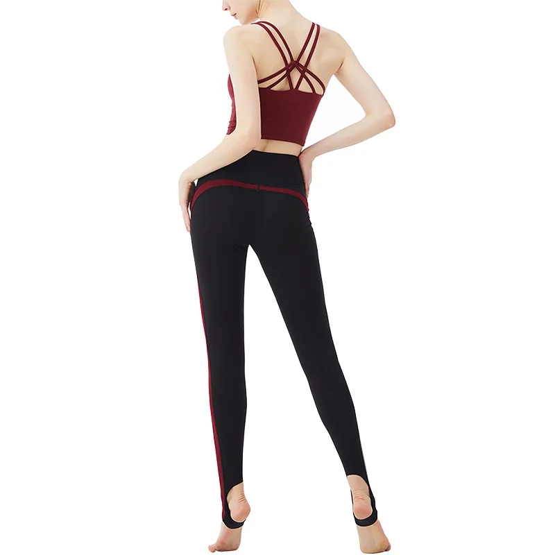 

No steel ring sports bra shockproof fitness vest yoga pants sets gym 2 piece set women yoga set fitness scrunch butt leggings