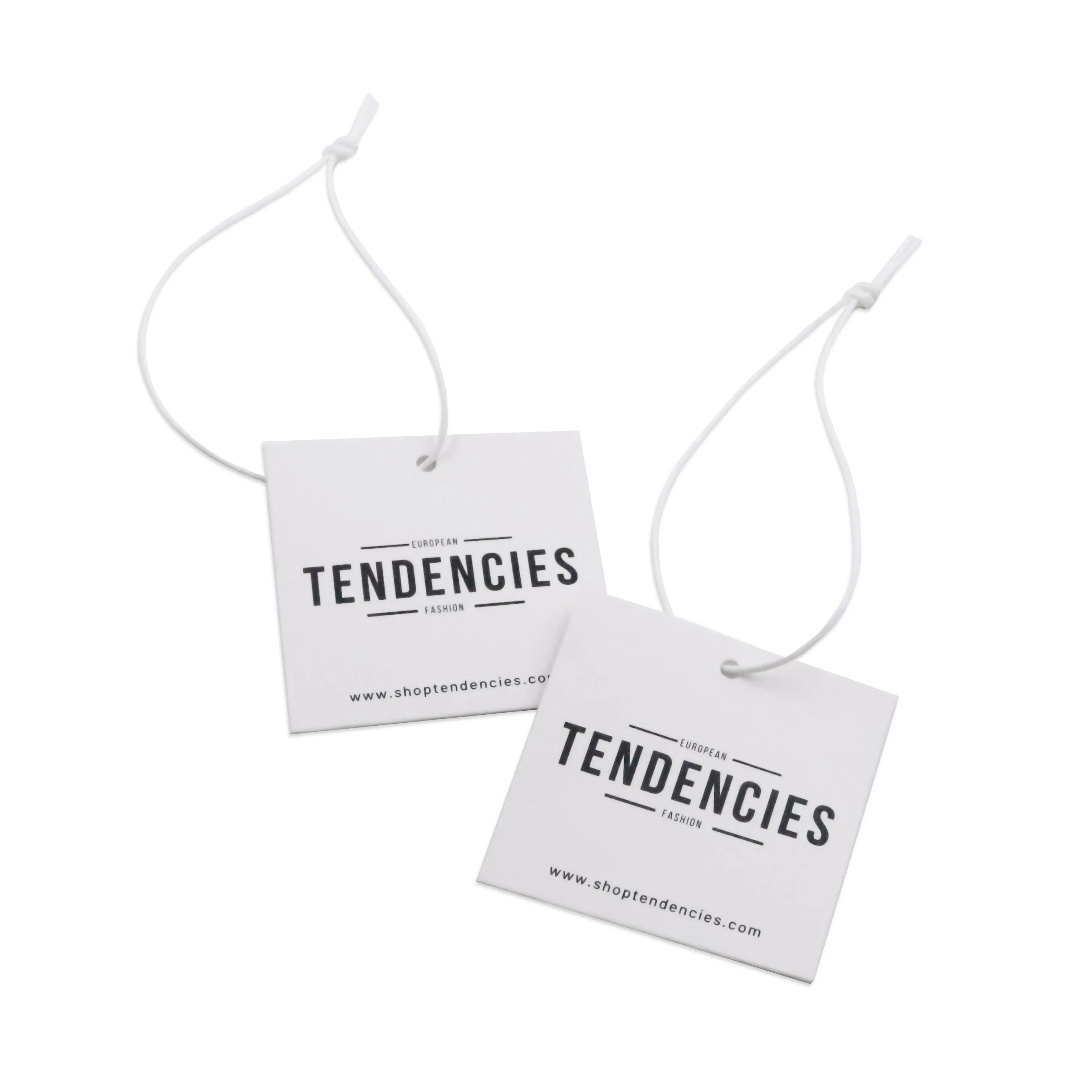 

Recycled white paper hang tag with custom black logo for clothing/hoodies/t-shirt/sleepwear/handbag/shoes price tags labels, Custom color