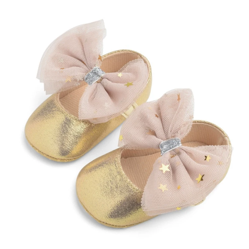 

Newborn Baby Shoes Girls 2021 Infant Toddler Princess Shoe Babies Walking Big Bowknot Baby Girls Shoes