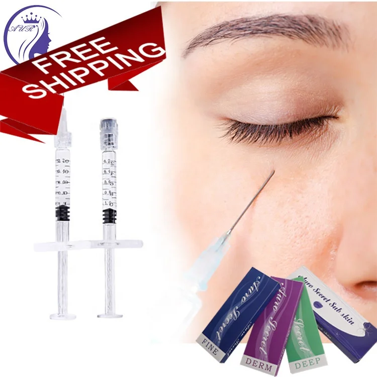 

Auro Secret 2ml cross linked dermal filler lip filler injection acid hyaluronic