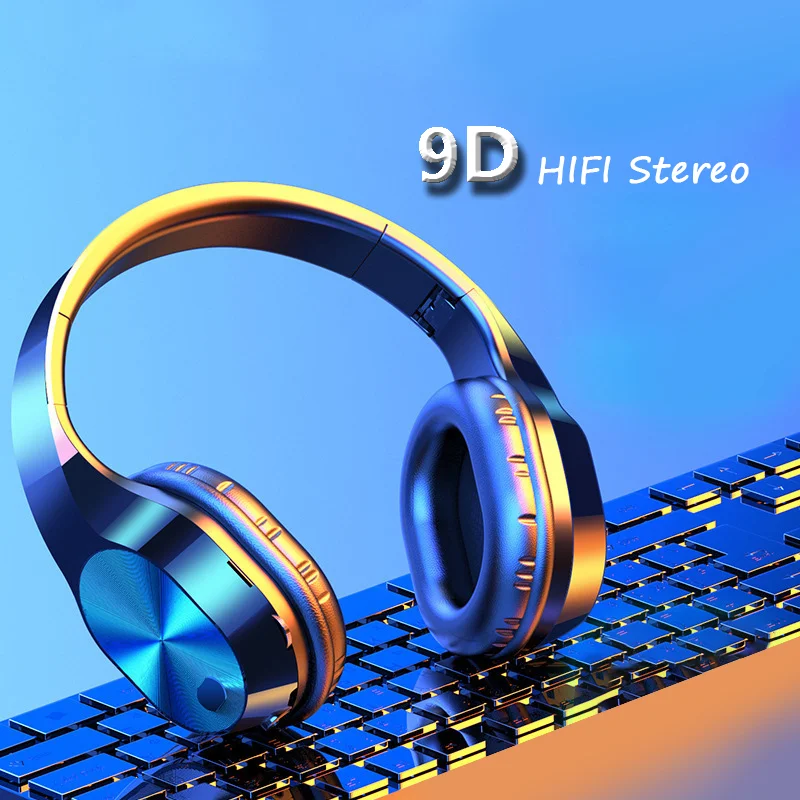 

Free Shipping 1 Sample OK New Design 9D HIFI Stereo Wireless Headphone Noise Cancelling Earphone Custom Accept