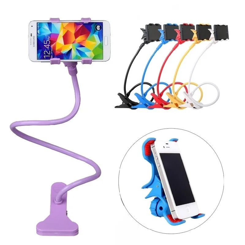 

Wholesale Phone Holder Lazy Mobile Phone Holder Flexible Stands for Bed
