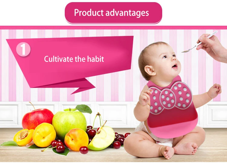 baby bibs waterproof silicone