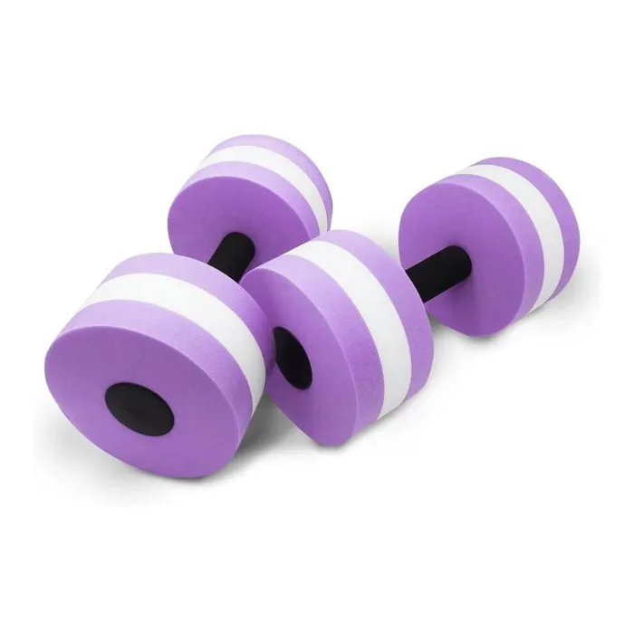 

Aquatic Dumbell for Pool Aquatic Exercise Dumbells Water Aerobics Floating Dumbbells Aqua Fitness Barbells Foam Dumbbells, Blue,purple, green