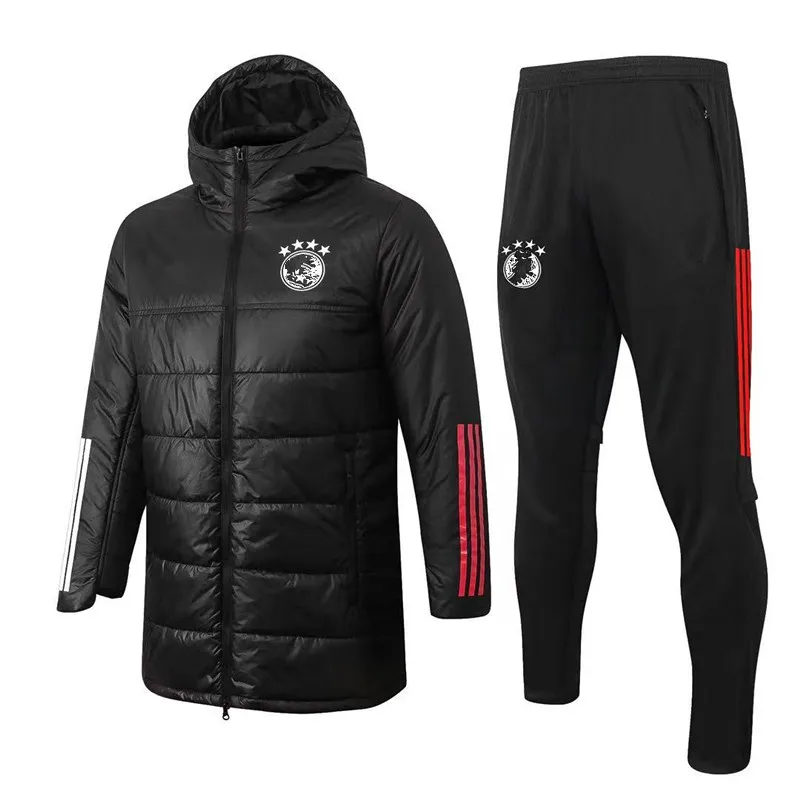 

European club Men Customize Soccer Club Team Logo Hooded Coat Outdoor Sport Casual Windbreaker
