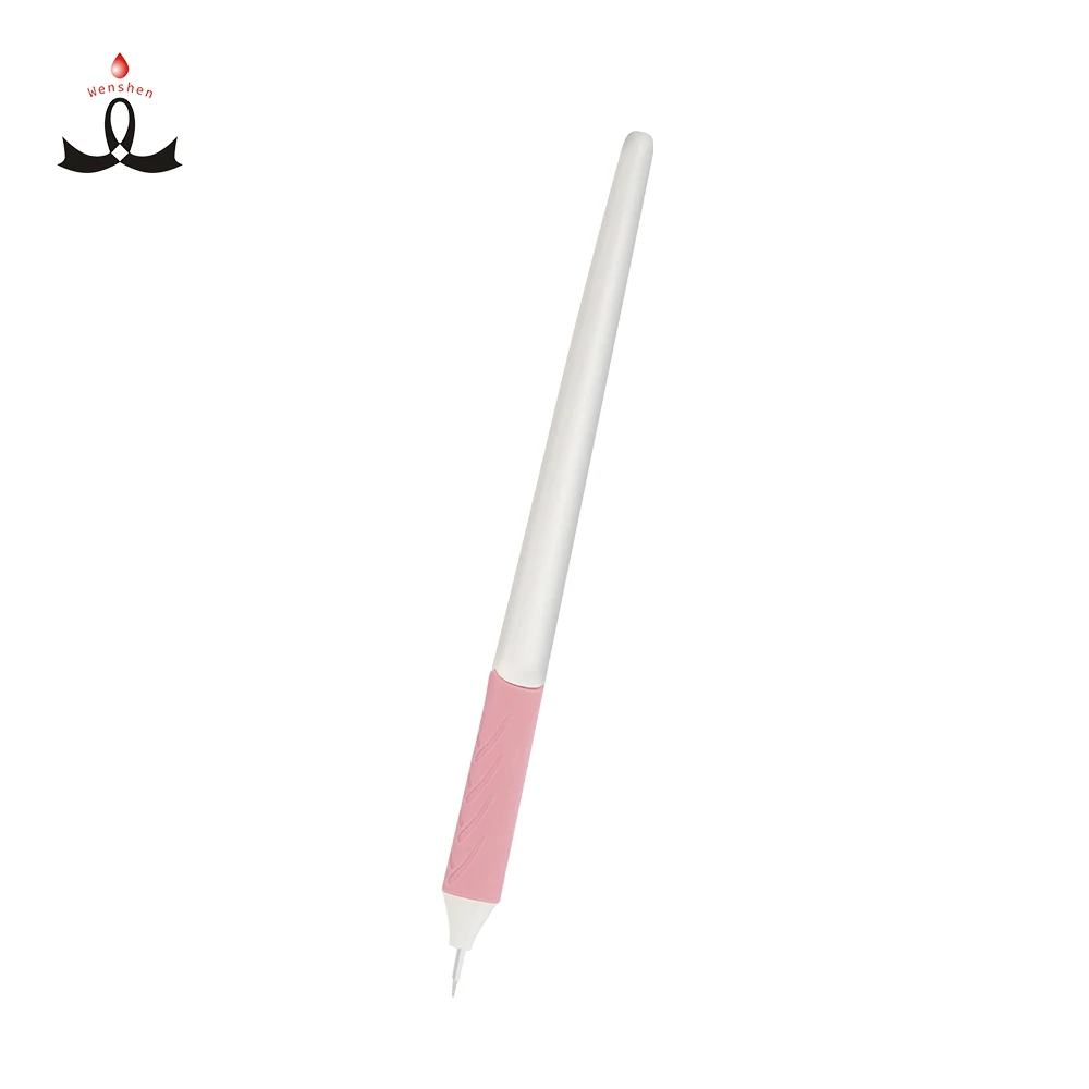 

OEM Private Label Rainbow Disposable Microblading Pen Nano Blade Pink Color Hand Tool With Non-slip And Comfortable Rubber, 4 colors