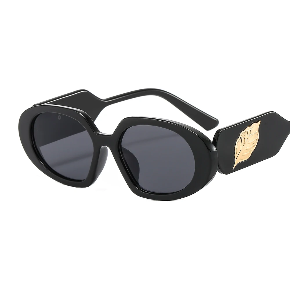 

Twooo 947 Wholesale Outdoor Lnlay Leaf Trendy Designer Sunglasses 2022