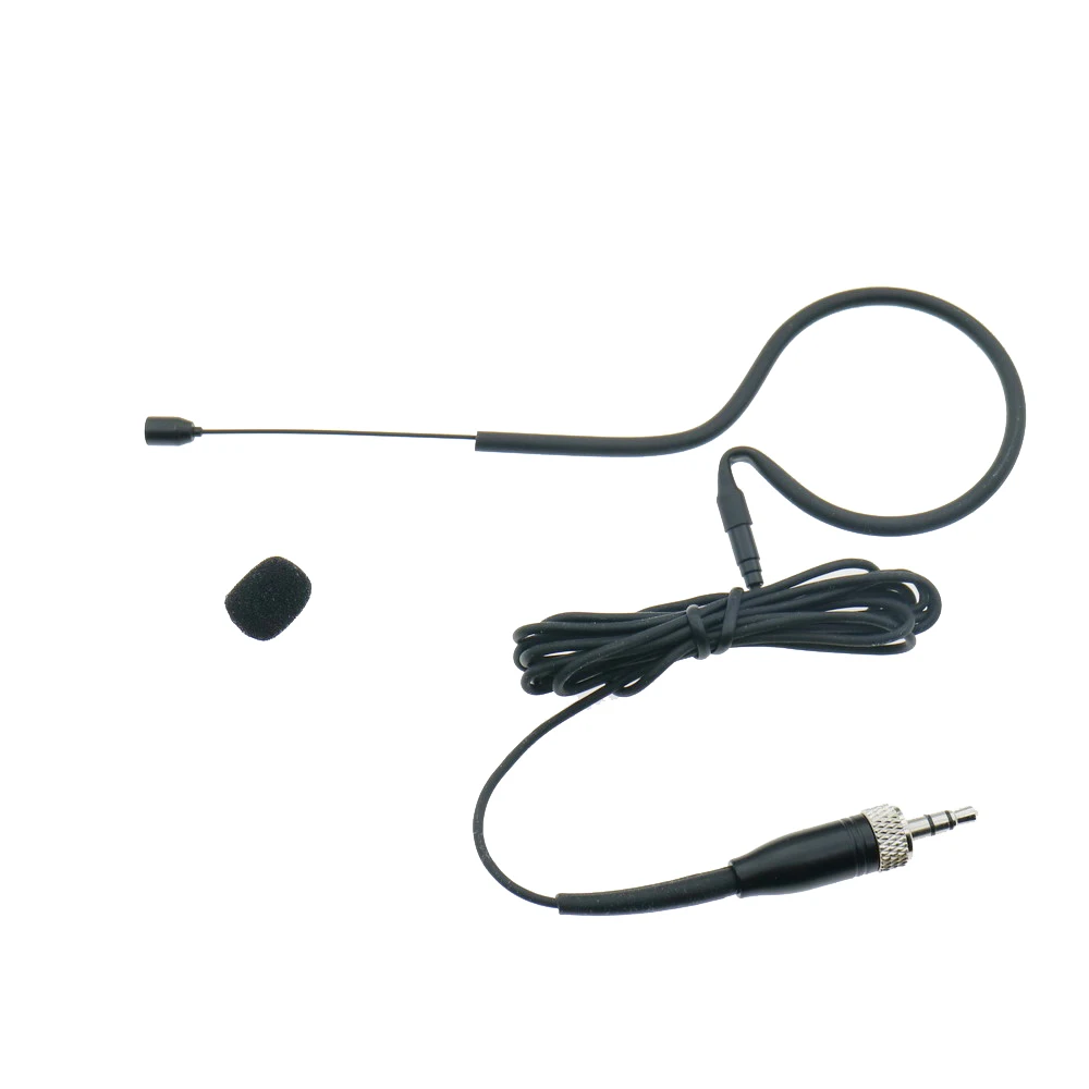 

Black Single earset Headset Microphone For Sennheiser EW100 G2 G3 G4 Wireless HeadMic BeltPack System All-Directional Mics