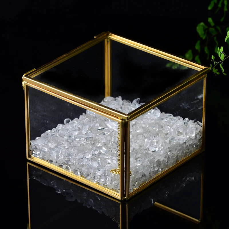 Wholesale Crystal Crushed Stone Energy Box Package Degaussing Bowl Jewelry Storage Box Buy Hot