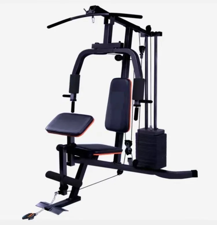 

2021 HOT Gym Equipment Fitness Multi Function Single Station Single Combination Of Home Fitness Equipment, Black
