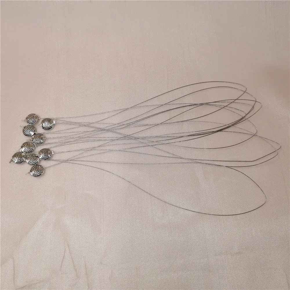 

metal fish nano Rings loop threader hair extension tools