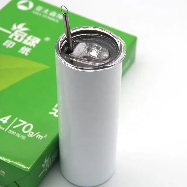 

RTS Klooper 20oz Sublimation Blanks Straight Tumblers Sublimation Blanks Skinny Tumbler