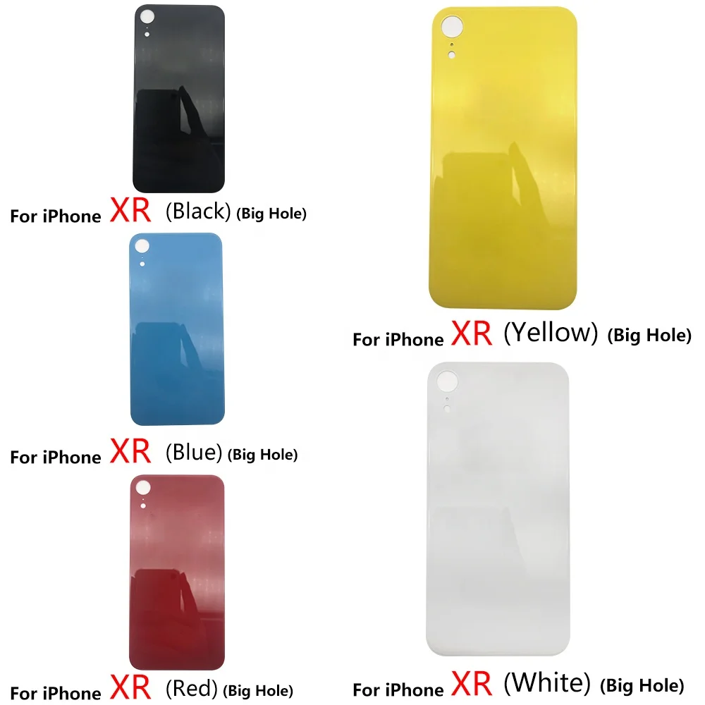 

Battery Door Rear Glass Housing Back Case Cover For iPhone 8 Plus X XR XS Max Big Hole Mobile Phone Spare Parts