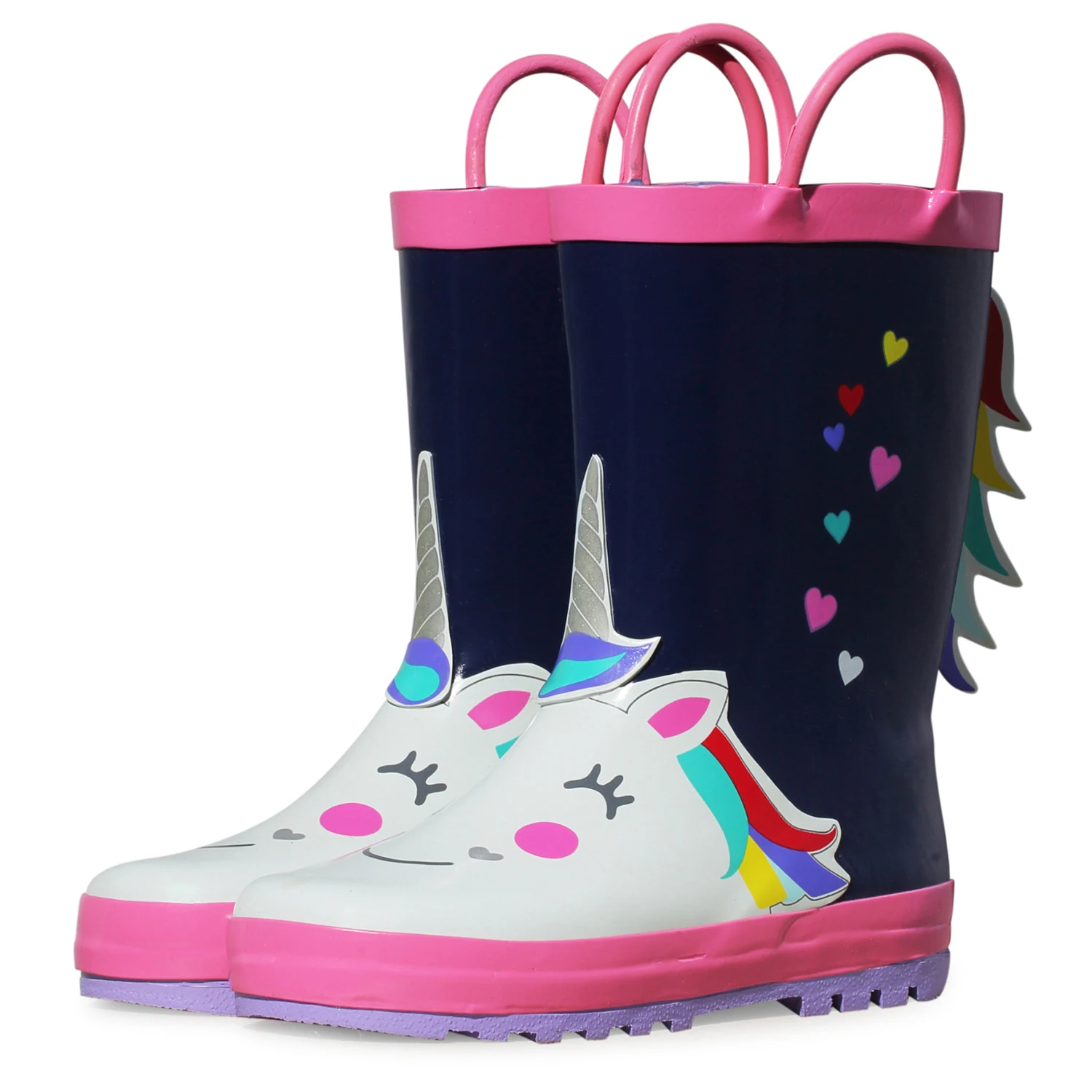 

Manufacture Light Weight Non-slip Children's Rubber Rain Boots, As picture/oem