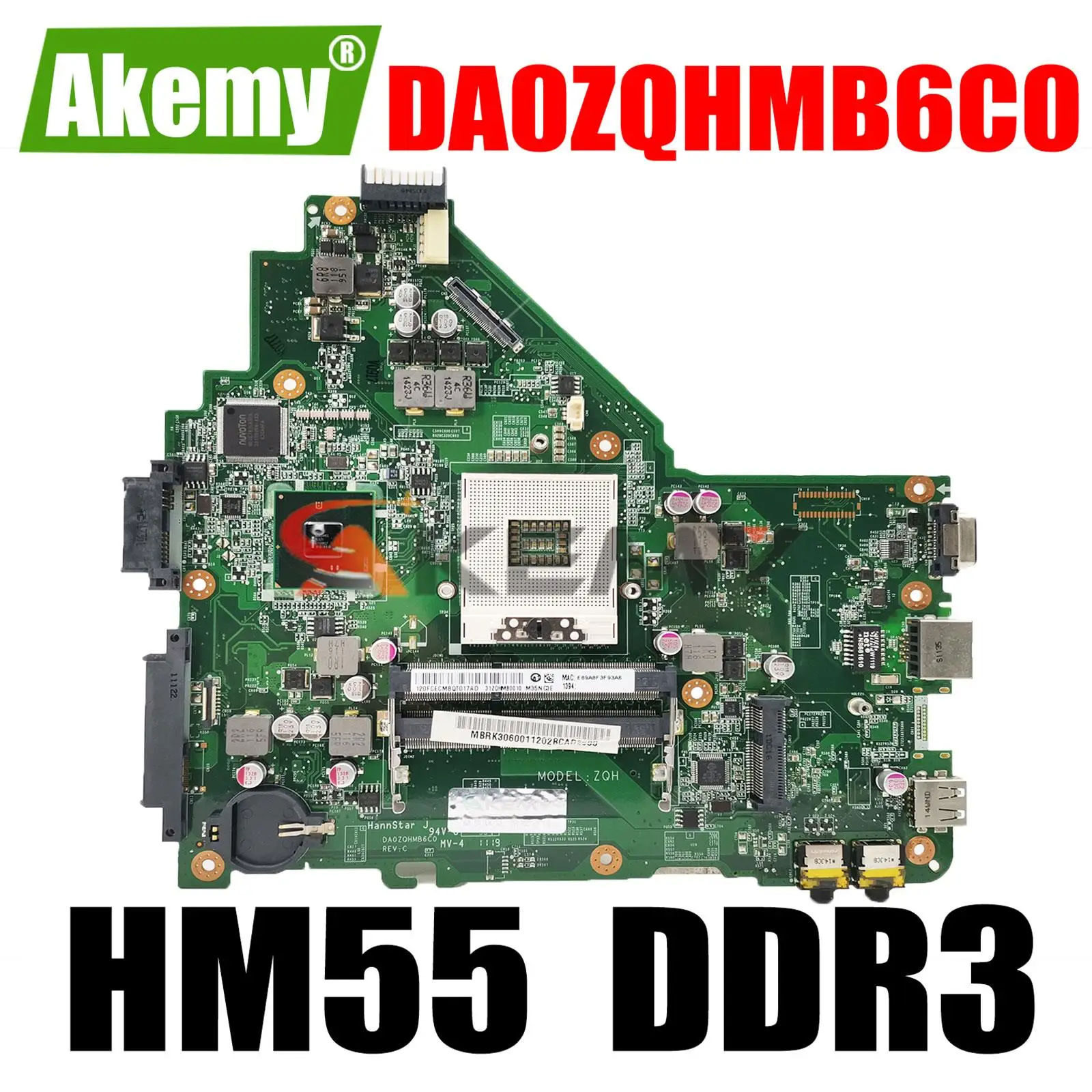 

MBRR706001 MB.RR706.001 Mainboard For Acer ASPIRE 5349 5749 Laptop Motherboard DA0ZRLMB6D0 HM65 DDR3 100% Tested Working