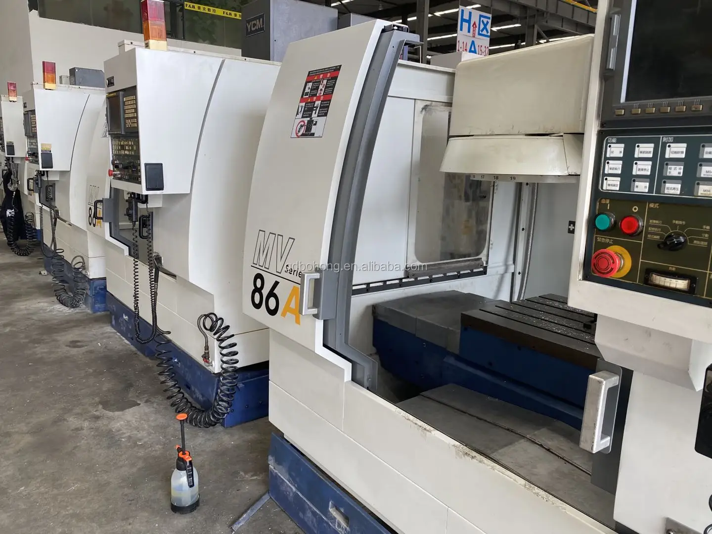 Used 3 Axis Yeong Chin Ycm-mv86a 850 Taiwan Brand Cnc Vertical ...