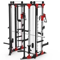

Functional Trainer and Smith Machine Combo All in One Commercial Grade Ultimate Home Gym Strength Solution