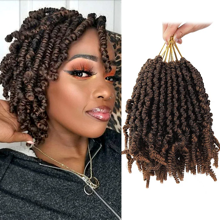 

Pre Twisted Passion Twist Hair Water Wave Synthetic Kinky Crochet Braiding Hair Extension Passion Twist Crochet Hair, Picture