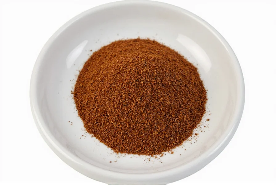 Collection of spice jars including ground Sichuan pepper