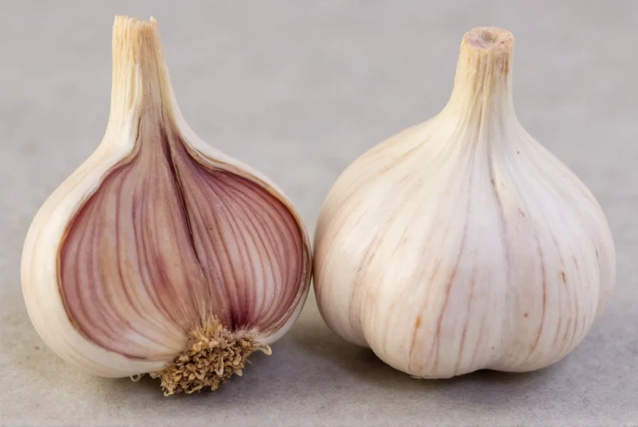 Garlic storage methods comparison showing proper conditions