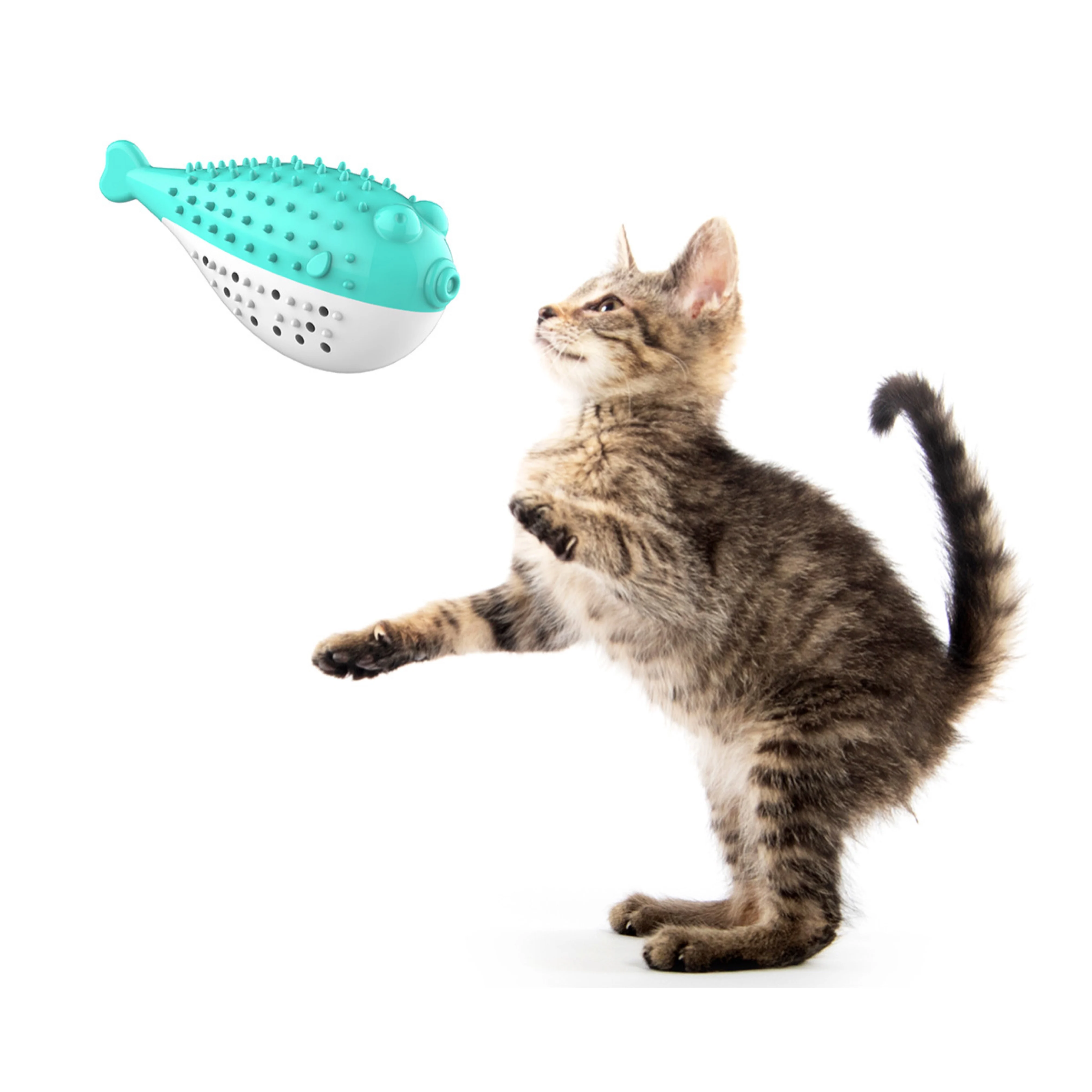 

Electric Mobile Fish Cat Toy Cat Flapping Kicker Electric Simulation Interactive Fish Toy for Cats, Accept customized