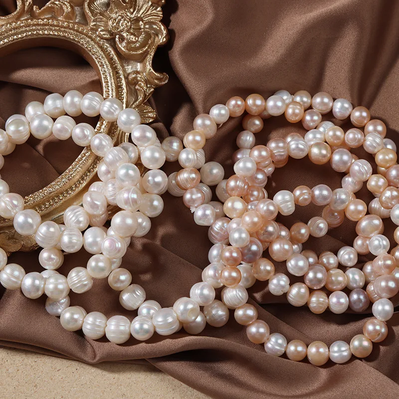 

Wholesale High Quality 8mm Beads Bracelet Elastic Rope Pearl Bracelet Fresh Water Pearl Bracelets