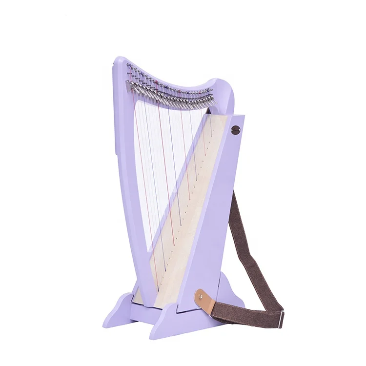 

Simson 26 Strings Lever Harp, Colorful