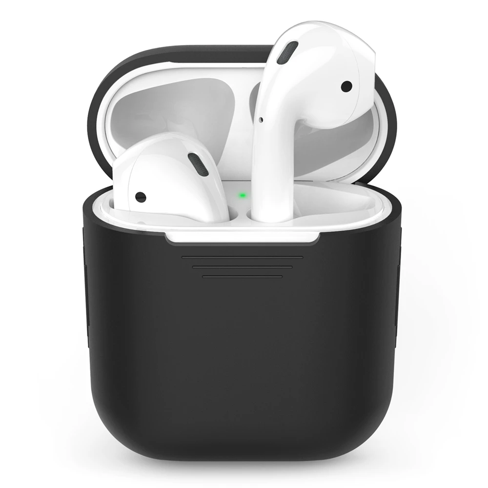 

Best product Soft Silicone Wireless Earphone Case Mobile Accessories Earphone For Airpods 1/2, 7 colors