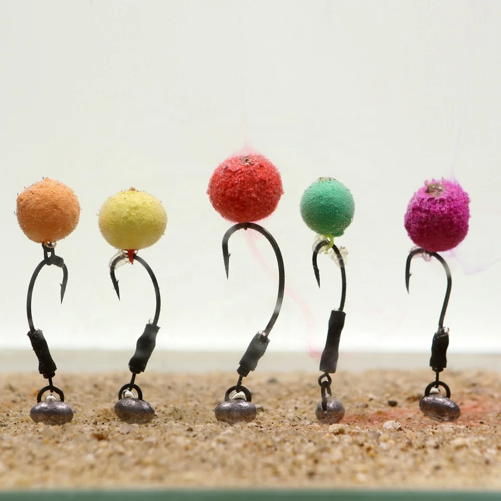 

Carp Fishing Bait Foam Pop Up Carp Boilie Hair Rig Hookbait Artificial Pop Corn Method Feeder Carp Fishing, White red purple yellow orange green