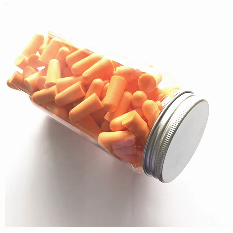 
Industrial use PU foam disposable ear plug with customized packing logo REACH declaration 