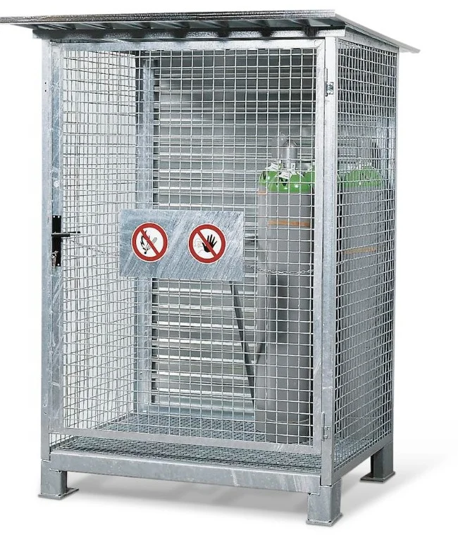 
Wholesale Gas Cylinder Storage Cages Heavy Metal Lockable cages 