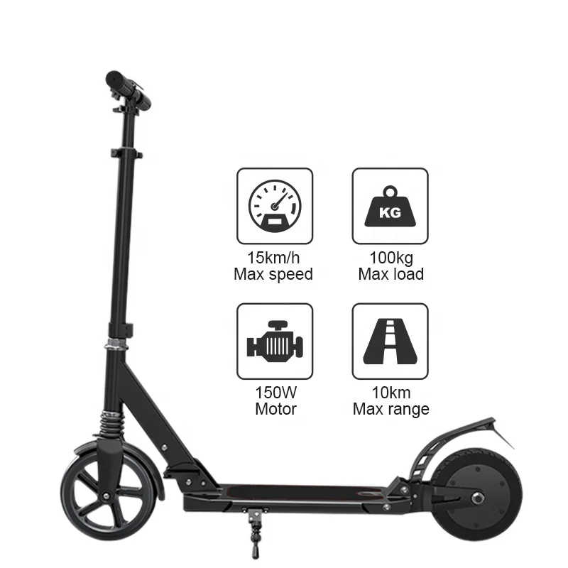 

Self Balancing Foldable Scooter Electric Manufacturers Direct 10 - Inch Kids Electric Scooters, Black