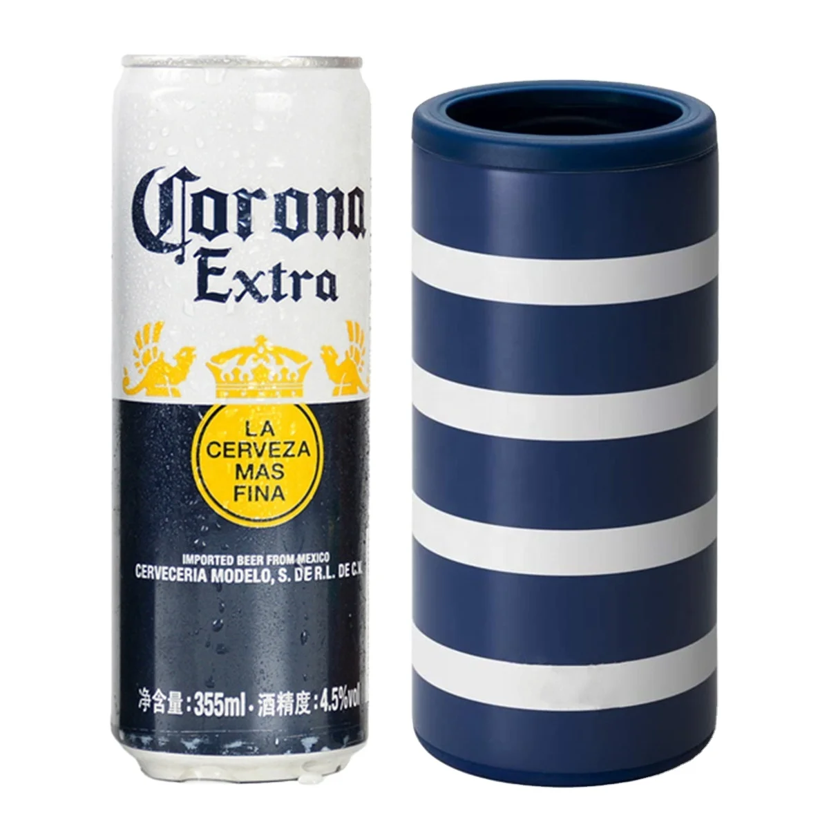

12 oz insulated vacuum double walled beer stainless steel tall skinny can cooler slim can holder, Customized color acceptable