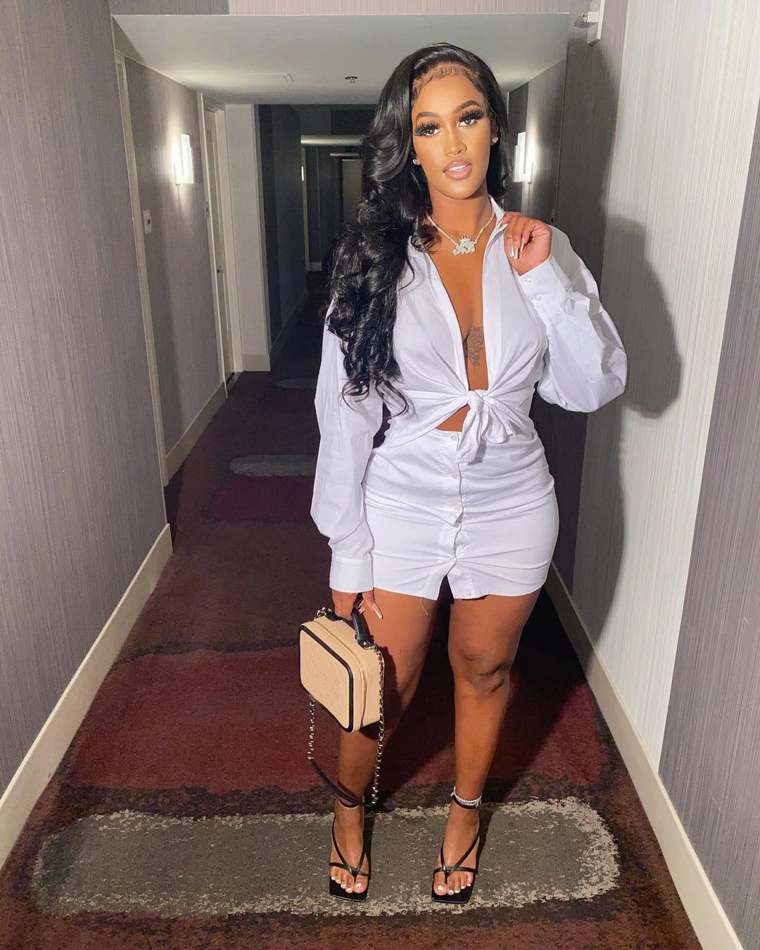 

2021 New arrival spring clothing two pieces shirt and skirt set for women