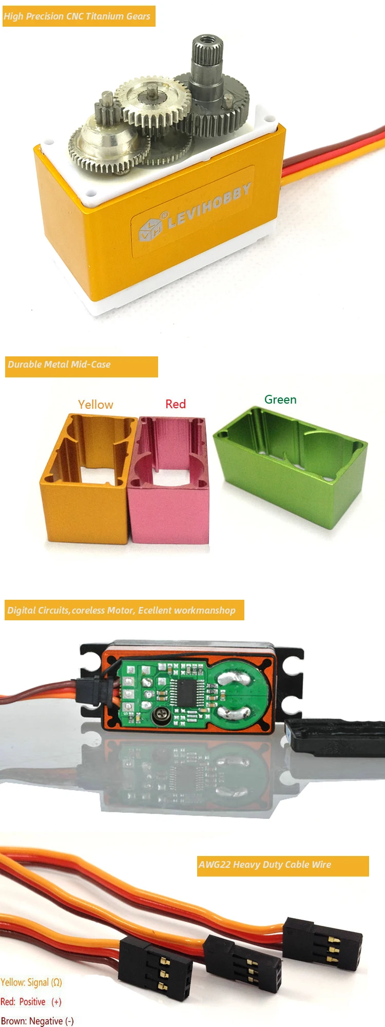 Digital Servo For Rc Drone Fpv Airplane 65g 23kg 360 Degree Coreless