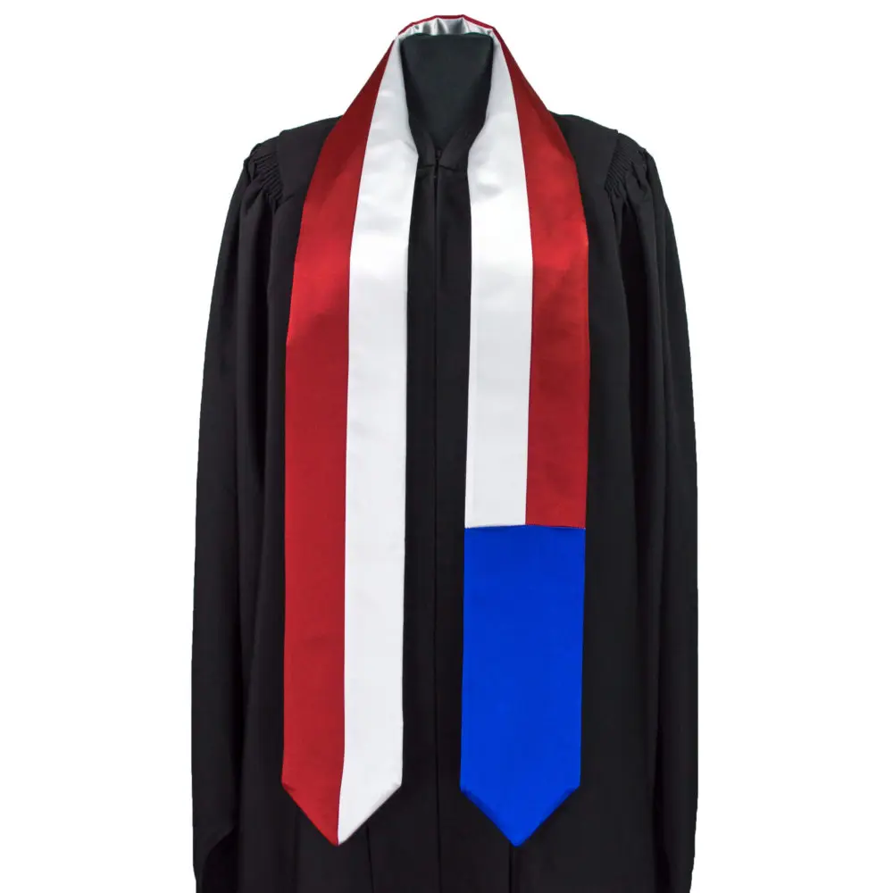 

CzechRepublic custom logo graduating sash satin graduation stole graduation sash, Custom colour