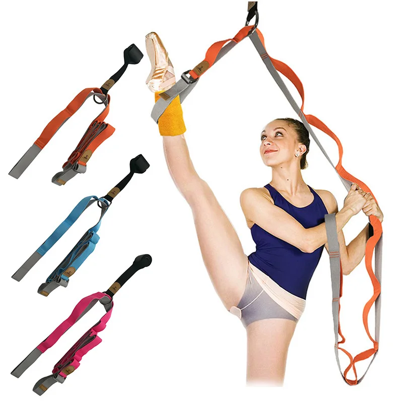 

Door Flexibility Stretching Stretcher Strap for Ballet Cheer Dance Gymnastics Trainer Yoga Full Splits Leg Stretch Belt Band