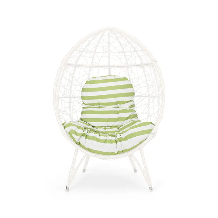 

Outdoor Rattan Teardrop Chair with Cushion free shipping within the U.S. Patio Swing chair