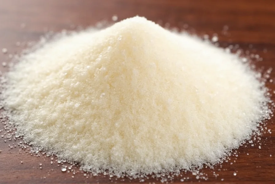 Bowl of demerara sugar with measuring spoon