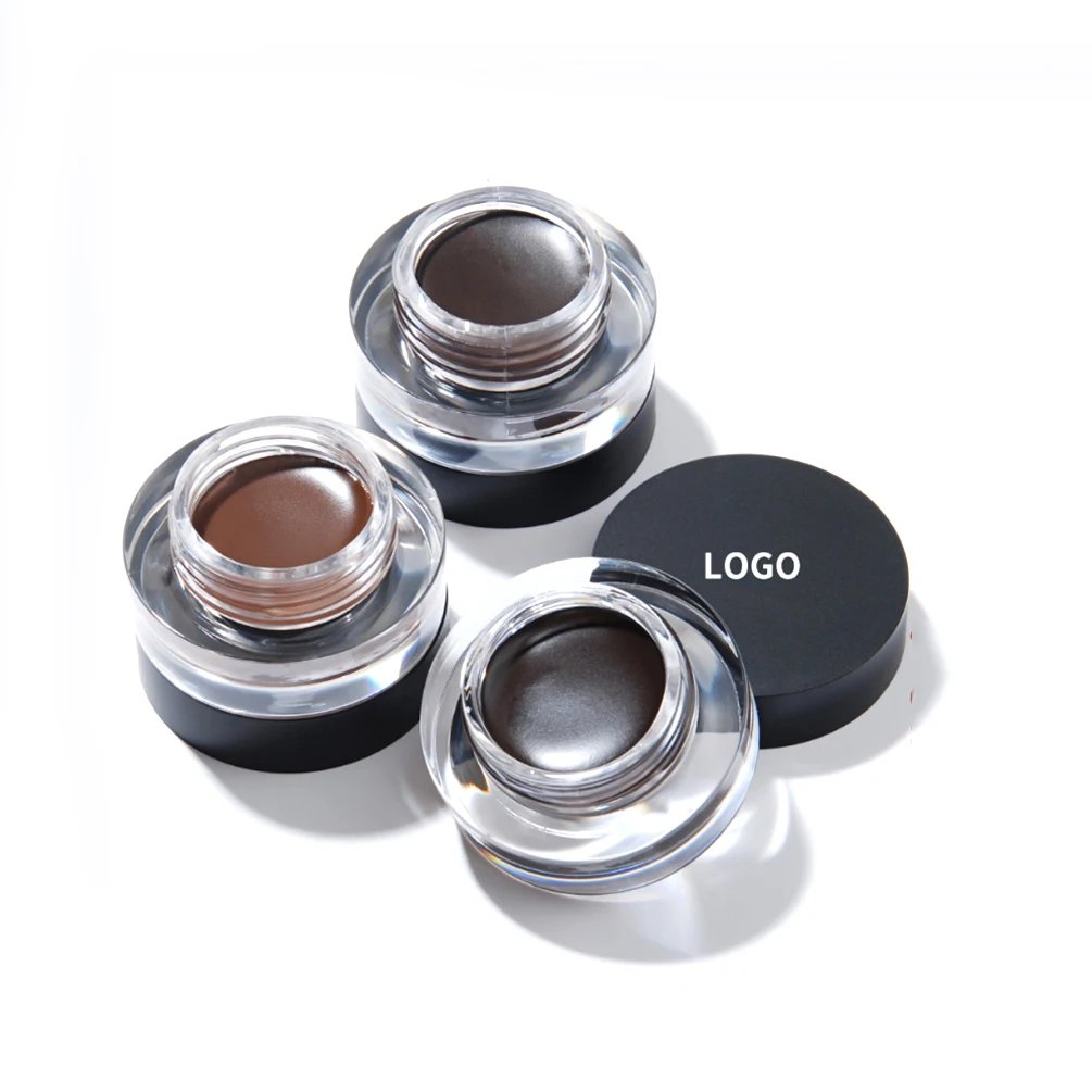 

Private Label 3g Dyed Eyebrow Cream Custom Logo Waterproof Long-lasting Nourishing Single Eye Brow Makeup Bulk Free Shipping